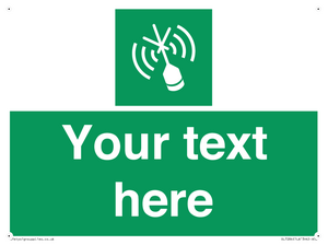 Custom sign safe condition Emergency position beacon